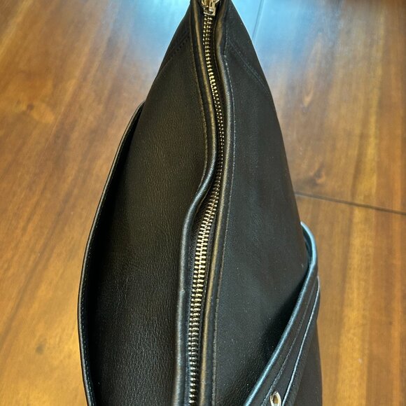 Vintage Coach 9060 Slim Duffle Sac Leather Adjustable Strap Black - Picture 13 of 16